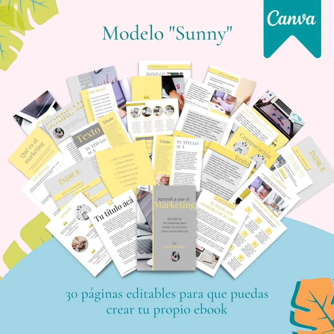 Plantillas editables para Ebook - Imagen 3