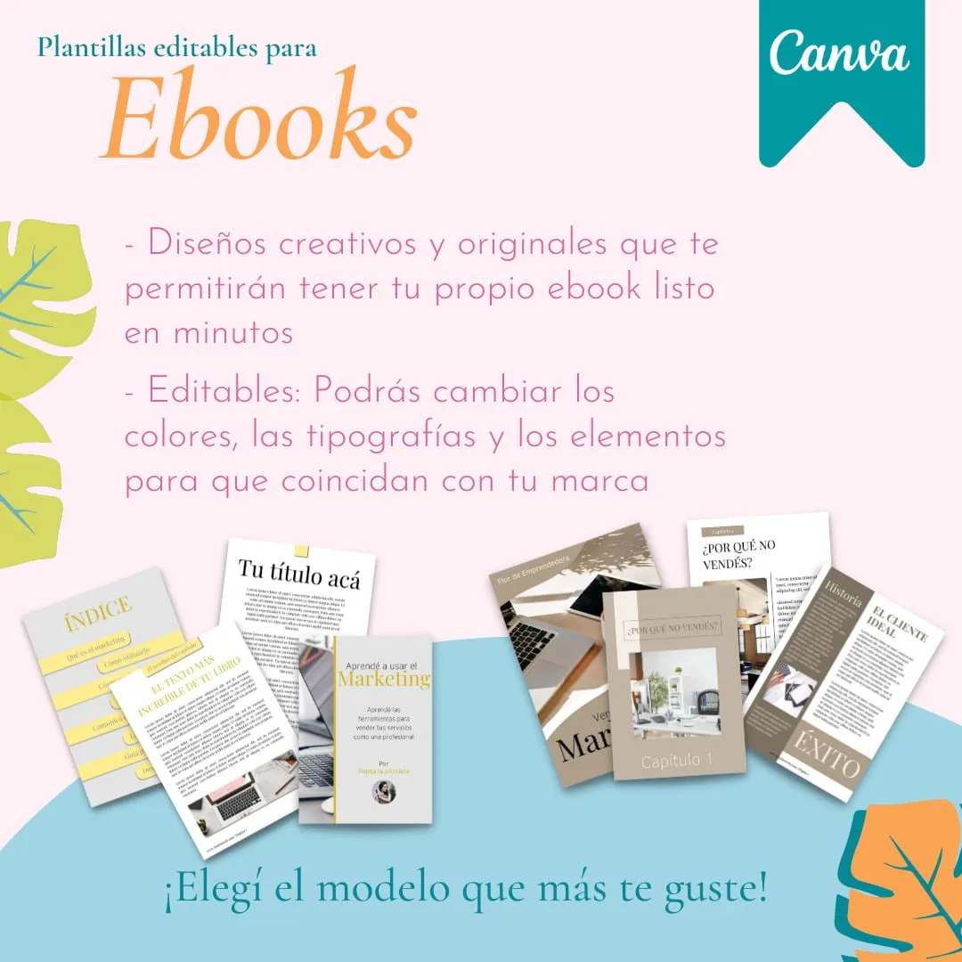 Plantillas editables para Ebook - Imagen 2