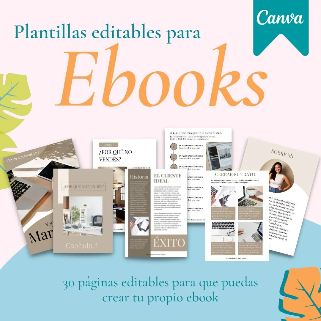 Plantillas editables para Ebook